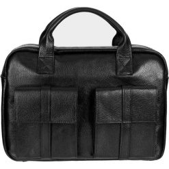 Torba męska skórzana TIZANO TM04 czarna. Czarne torby na ramię męskie TIZANO, z aplikacjami, ze skóry, eleganckie, na ramię, zdobione. Za 384.00 zł.