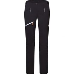 Spodnie softshell damskie Mammut Taiss SO. Czarne spodnie sportowe damskie Mammut, xs, bez wzorów, z softshellu, trekkingowe. Za 679.99 zł.