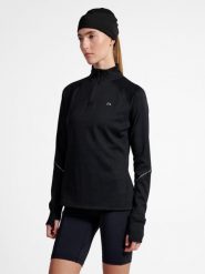 Damska bluza z półzamkiem Newline Power. Czarne bluzy damskie Newline, l, bez wzorów, z materiału, bez kaptura. Za 249.00 zł.