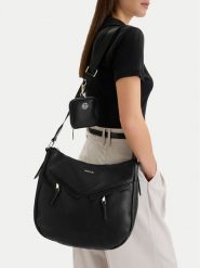 Lasocki Torebka CEO-LSK-X-002-07 Czarny. Czarne listonoszki damskie Lasocki, bez wzorów, bez dodatków. Za 199.99 zł.