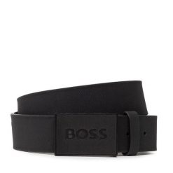 Pasek BOSS. Czarne paski damskie Boss, bez wzorów. Za 389.99 zł.