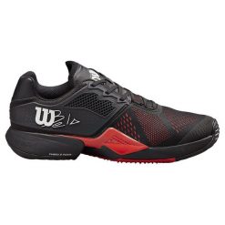 Buty do padla Wilson Bela Tour. Czarne obuwie sportowe damskie Wilson, bez wzorów, tenisowe. W wyprzedaży za 557.60 zł.