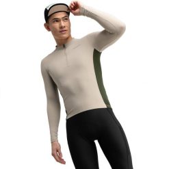 Męska koszulka rowerowa gravel z długim rękawem Kolarstwo Siroko GM3 Dempster. Brązowe bluzy męskie SIROKO, m, bez wzorów, z materiału, bez kaptura. W wyprzedaży za 210.00 zł.