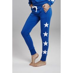 Cardio Bunny - Spodnie Jenny. Niebieskie spodnie materiałowe damskie Cardio Bunny, z bawełny. W wyprzedaży za 139.90 zł.