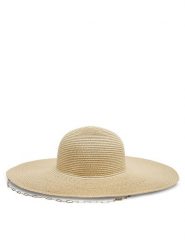 Guess Kapelusz Fedora AW9499 COT01 Beżowy. Brązowe czapki i kapelusze damskie Guess, z aplikacjami, z tworzywa sztucznego. Za 399.99 zł.