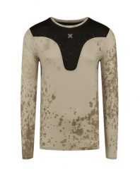 Longsleeve biegowy męski X-Bionic Corefusion Run Shirt LS Beige. Brązowe bluzki z długim rękawem męskie X Bionic, l, bez wzorów, z materiału, bez kołnierzyka. Za 420.00 zł.