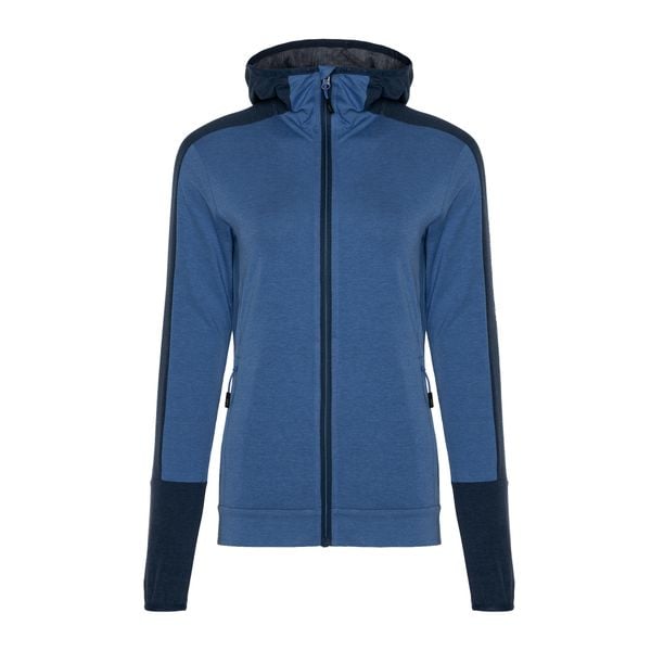 Bluza damska CMP Fix Hood. Niebieskie bluzy damskie CMP, xs, bez wzorów, bez kaptura. Za 169.99 zł.