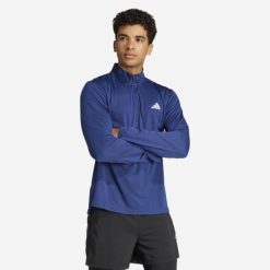 Bluza fitness męska ADIDAS. Bluzy męskie Adidas, m, bez wzorów, z materiału, bez kaptura. Za 129.99 zł.
