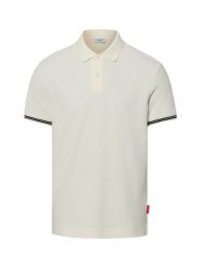 Joop Jeans dzianinowa koszulka polo Mężczyźni Bawełna (100%) biały, XXL. Białe koszulki polo męskie JOOP! Jeans, na lato, m, bez wzorów, z bawełny, eleganckie, bez ramiączek. Za 399.95 zł.
