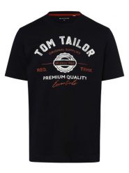Tom Tailor T-shirt Mężczyźni Bawełna niebieski, L. Niebieskie t-shirty męskie Tom Tailor, l, bez wzorów, z bawełny, eleganckie, bez kołnierzyka. Za 79.95 zł.