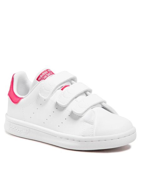Adidas Sneakersy Stan Smith Cf C FX7540 Biały. Białe buty sportowe dziewczęce Adidas, bez wzorów, ze skóry, bez zapięcia. Za 179.99 zł.