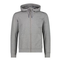 Bluza męska turystyczna CMP 32D8077M. Szare bluzy męskie CMP, m, bez wzorów, z kapturem. Za 134.99 zł.