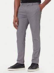 BOSS Chinosy P-Kaiton1 50543945 Szary Slim Fit. Szare spodnie materiałowe męskie Boss, m, bez wzorów, z bawełny. Za 749.99 zł.