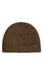 BOSS czapka kaszmirowa - Lareni_Hat Kobiety Kaszmir zielony, ONE SIZE. Zielone czapki i kapelusze damskie Boss, bez wzorów, z kaszmiru. Za 379.95 zł.