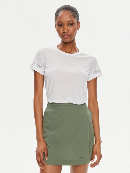 CMP Koszulka techniczna 33N6316 Biały Regular Fit. Białe koszulki sportowe damskie CMP, bez wzorów, z syntetyku, bez kołnierzyka, bez ramiączek, trekkingowe. Za 89.99 zł.