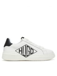 HUGO Sneakersy G00303 M Biały. Białe buty sportowe chłopięce Hugo, bez wzorów, ze skóry, bez zapięcia. Za 309.99 zł.