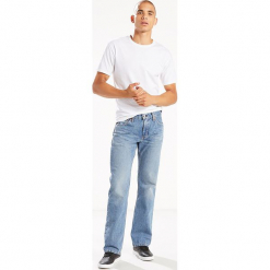 Dżinsy "527®" - Slim Bootcut fit - w kolorze błękitnym. Niebieskie jeansy męskie marki Levi's. W wyprzedaży za 195.95 zł.