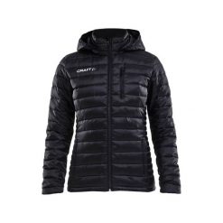 Kurtka damska Craft isolate. Czarne bluzy sportowe damskie Craft, bez wzorów, bez kaptura, do piłki ręcznej. Za 425.50 zł.