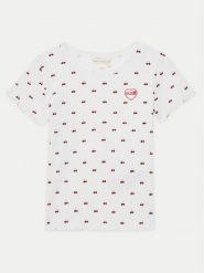 Guess T-Shirt K5GI19 KCSQ4 Czerwony Regular Fit. Czerwone t-shirty i topy dla dziewczynek Guess, z aplikacjami, z bawełny, bez ramiączek. Za 59.99 zł.
