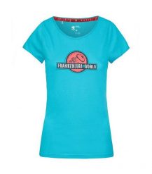 Koszulka damska Rafiki Jay. Niebieskie t-shirty i topy dla dziewczynek Rafiki, bez wzorów, z bawełny, bez ramiączek. Za 214.60 zł.