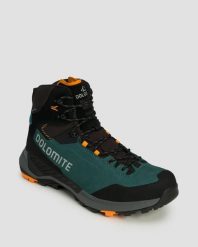 Buty męskie Dolomite M'S Vernale Leather High Gtx DEEP GREEN-ELECTRIC ORANGE. Zielone trekkingi męskie Dolomite, przed kolano, trekkingowe, gore-tex. Za 1,059.99 zł.