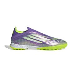 Buty piłkarskie bez sznurówek adidas F50 Pro TF. Fioletowe buty sportowe męskie Adidas, bez zapięcia, do piłki nożnej. W wyprzedaży za 597.90 zł.
