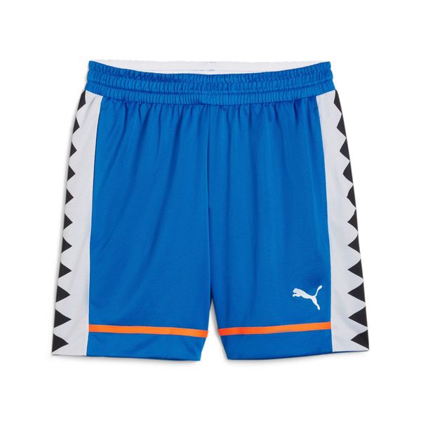 Szorty Puma The All Jaws. Niebieskie krótkie spodenki sportowe męskie Puma, xl, bez wzorów, z dzianiny. Za 191.40 zł.