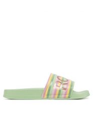 Roxy Klapki ARJL100679 Zielony. Zielone klapki damskie Roxy, bez wzorów, z tworzywa sztucznego, sportowe, bez obcasa. Za 89.99 zł.