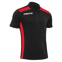 Polo Macron Folk. Czarne koszulki polo męskie Macron, m, bez wzorów, eleganckie, bez ramiączek. Za 177.00 zł.