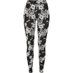 Damskie Legginsy W Delikatne Kwiaty. Czarne legginsy damskie Urban Classics, xs, bez wzorów. Za 76.99 zł.