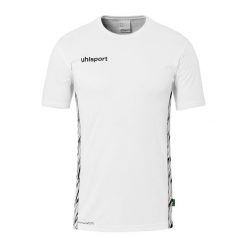 Koszulka Uhlsport Progressive 28 Poly. Białe koszulki sportowe męskie Uhlsport, l, bez wzorów, z materiału, bez kołnierzyka, bez ramiączek, na fitness i siłownię. Za 122.00 zł.