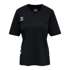 Koszulka do piłki ręcznej damska Hummel hml referee chevron. Czarne koszulki sportowe damskie Hummel, s, bez wzorów, bez kołnierzyka, bez ramiączek, do piłki nożnej. Za 191.00 zł.