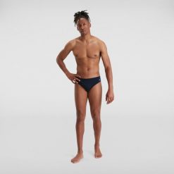 Slipy kąpielówki męskie Speedo Eco End. Niebieskie kąpielówki męskie Speedo, m, bez wzorów, z poliesteru, krótkie. Za 135.29 zł.