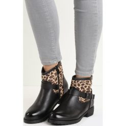 Panterkowe Botki Vital Spark. Szare botki damskie Born2be. Za 49.99 zł.