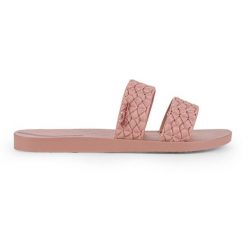 Klapki damskie Ipanema Renda II. Czerwone klapki damskie Ipanema, bez wzorów, bez obcasa. Za 69.99 zł.
