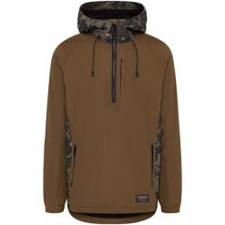 Bluza Męska Wędkarska Z Suwakiem Trakker Techpro Half Zip Hoody. Brązowe bluzy męskie TRAKKER, m, bez wzorów, bez kaptura. Za 434.99 zł.