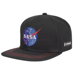 Czapka z daszkiem Capslab Space Mission NASA Snapback Cap - CL/NASA/1/US2. Czarne czapki i kapelusze męskie CapsLab, bez wzorów. Za 113.00 zł.