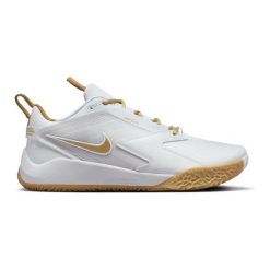 Buty halowe Nike Air Zoom Hyperace 3. Żółte obuwie sportowe damskie Nike, bez wzorów, ze skóry, do siatkówki. Za 530.00 zł.