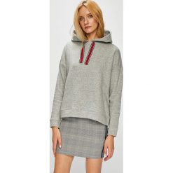 Jacqueline de Yong - Bluza. Szare bluzy damskie Jacqueline de Yong, z bawełny. W wyprzedaży za 99.90 zł.