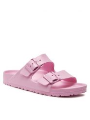 Birkenstock Klapki Arizona 1027355 Różowy. Czerwone klapki damskie Birkenstock, bez wzorów, z syntetyku, bez obcasa. Za 179.99 zł.