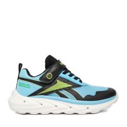 Sneakersy Reebok. Niebieskie trampki i tenisówki chłopięce Reebok, bez wzorów, bez zapięcia. Za 149.99 zł.