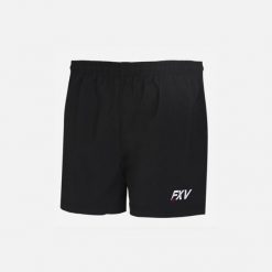 Spodenki rugby Force XV Black. Czarne krótkie spodenki sportowe męskie FORCE XV, m, bez wzorów, z materiału. Za 166.50 zł.