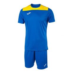 Zestaw koszulka i spodenki Joma Phoenix II. Niebieskie szorty dla chłopców Joma, bez wzorów, z dresówki, sportowe. Za 182.50 zł.