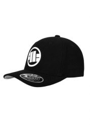 Czapka męska Pitbull Snapback Hybrid Logo. Czarne czapki i kapelusze męskie PITBULL, bez wzorów, z bawełny, klasyczne. Za 119.99 zł.