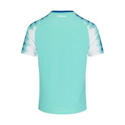 T-shirt męski TOPSPIN. Niebieskie t-shirty męskie Head, m, bez wzorów, z poliesteru, sportowe, bez kołnierzyka. Za 192.00 zł.