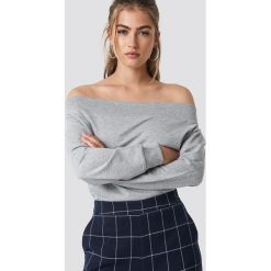 Rut&Circle Bluza z odkrytymi ramionami - Grey. Bluzy damskie marki Rut&Circle. W wyprzedaży za 48.57 zł.