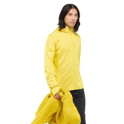 Kurtka z kapturem Haglöfs L.I.M Mid Fast II. Żółte kurtki męskie Haglöfs, l, bez wzorów, sportowe, z kapturem. W wyprzedaży za 199.00 zł.