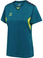 Hummel T-shirt krótki rękaw hmlAUTHENTIC PL JERSEY S/S damska – BLUE. Niebieskie t-shirty damskie Hummel, m, bez wzorów, z jersey, sportowe, bez kołnierzyka. Za 125.78 zł.