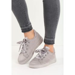 Szare Buty Sportowe Back to You. Szare obuwie sportowe damskie Born2be, bez wzorów, z materiału. Za 29.99 zł.