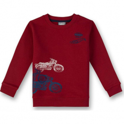 Bluza w kolorze czerwonym. Bluzy dla chłopców marki bonprix. W wyprzedaży za 72.95 zł.